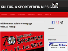 Tablet Screenshot of ksv-niesig.de